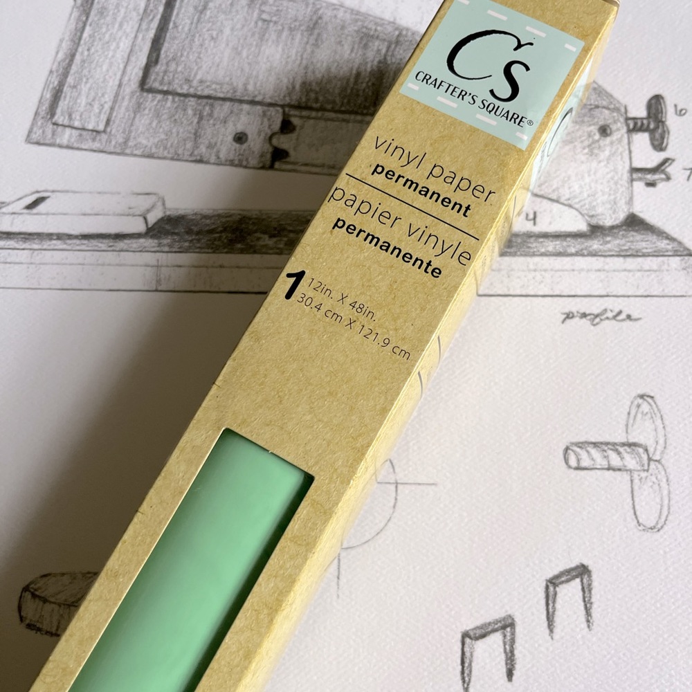10 for $20 - 
Crafters Square Permanent Vinyl Paper in Teal